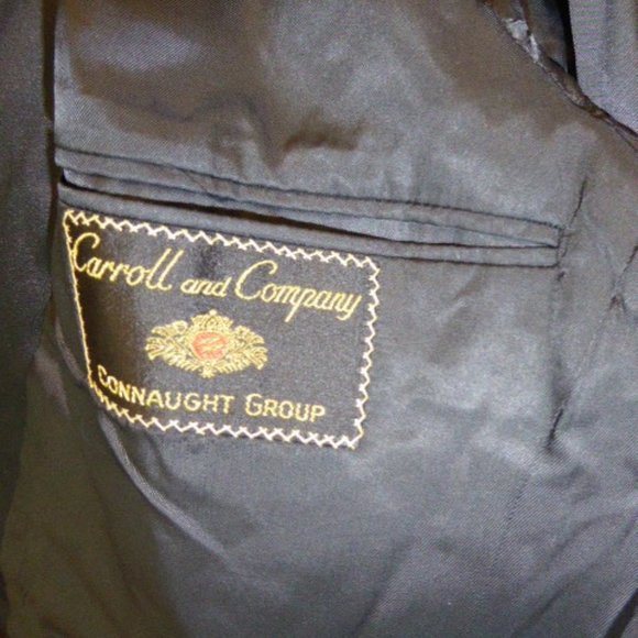 VINTAGE CONNAUGHT BLACK TUXEDO jacket Carroll Co - Picture 6 of 6